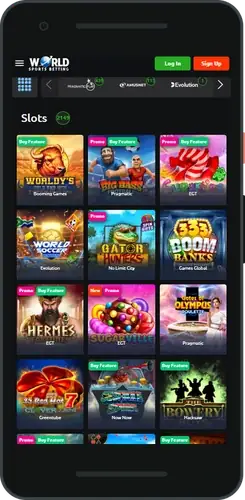 WorldSportsBetting South Africa casino